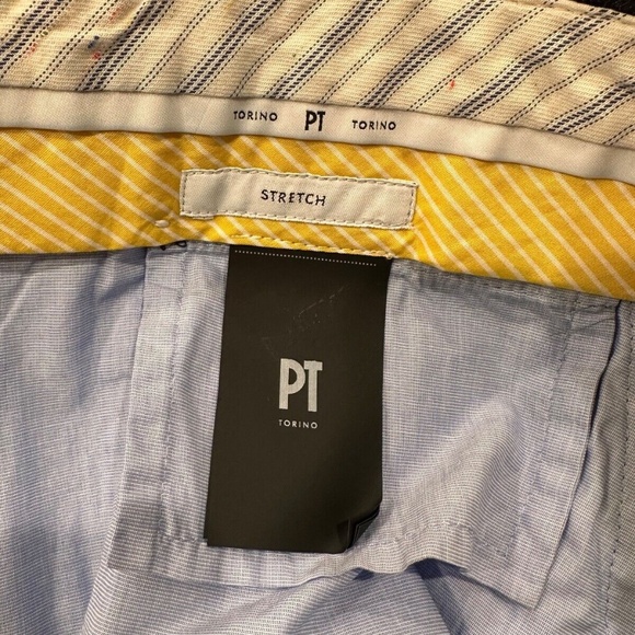 PT Torino cotton stretch denim slim fit dress pants Sz 42 Euro 58 New With Tags - Picture 5 of 7